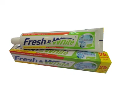 OEM Private Label Peroxide Free Best Whitening Fluoride Toothpaste 2018